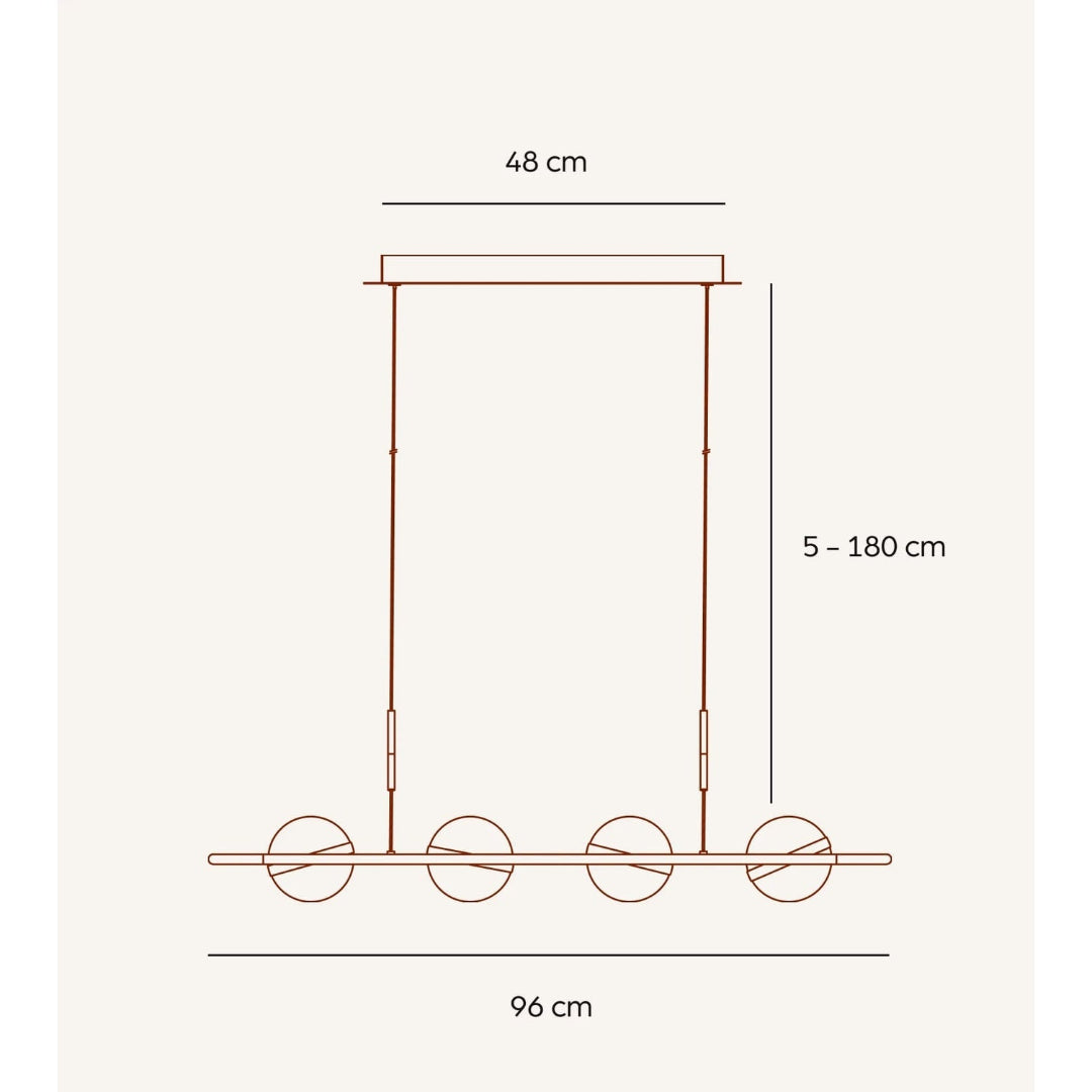 Modern LED Pendant Light Adjustable Hanging Design for Dining Room Kitchen Island