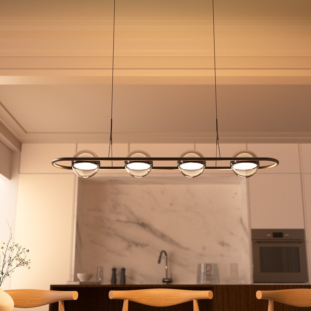 Modern LED Pendant Light Adjustable Hanging Design for Dining Room Kitchen Island