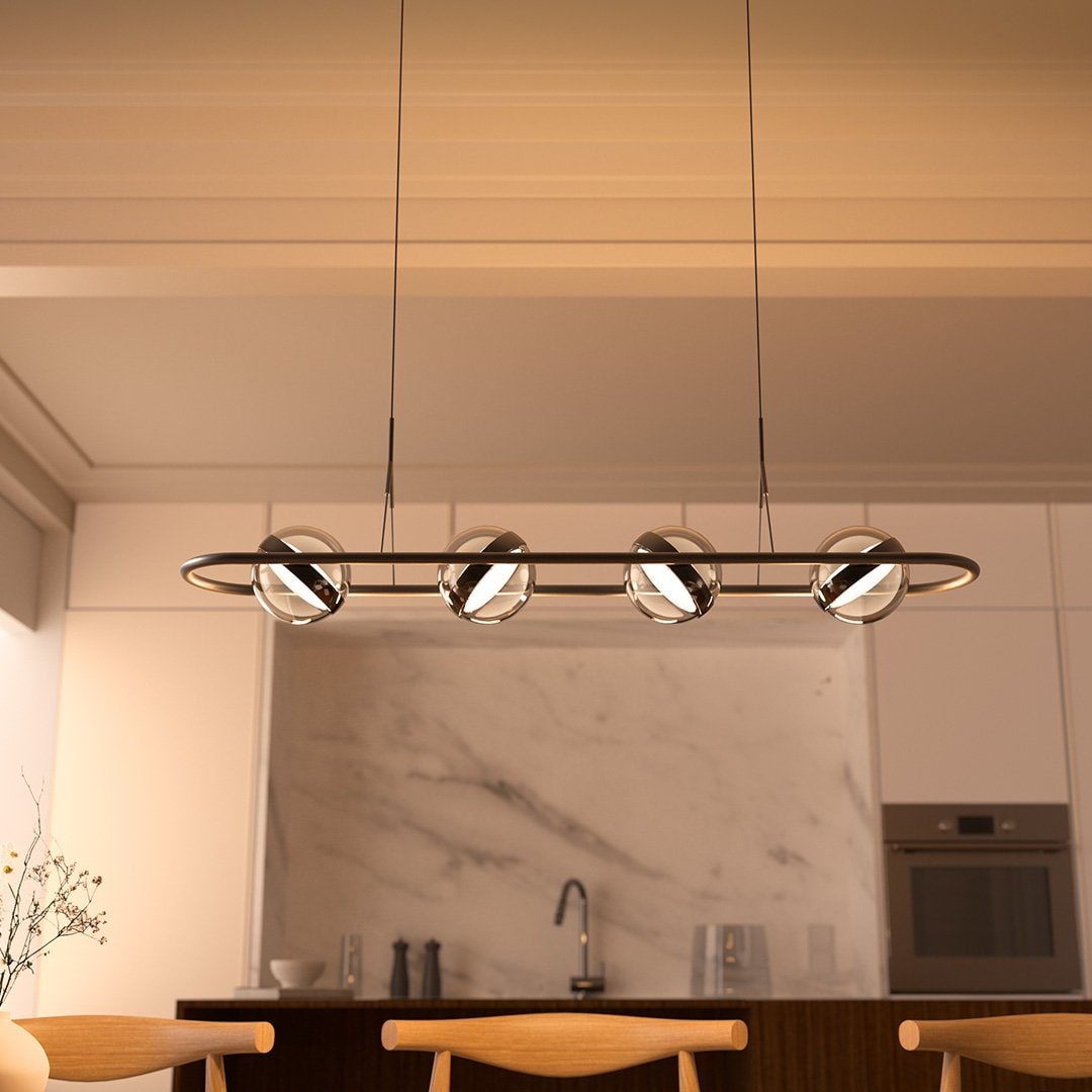 Modern LED Pendant Light Adjustable Hanging Design for Dining Room Kitchen Island