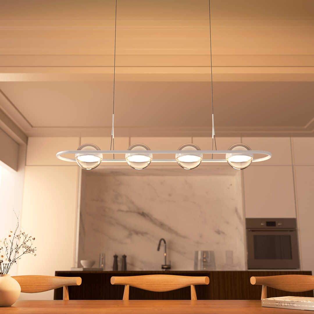 Modern LED Pendant Light Adjustable Hanging Design for Dining Room Kitchen Island