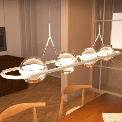 Modern LED Pendant Light Adjustable Hanging Design for Dining Room Kitchen Island
