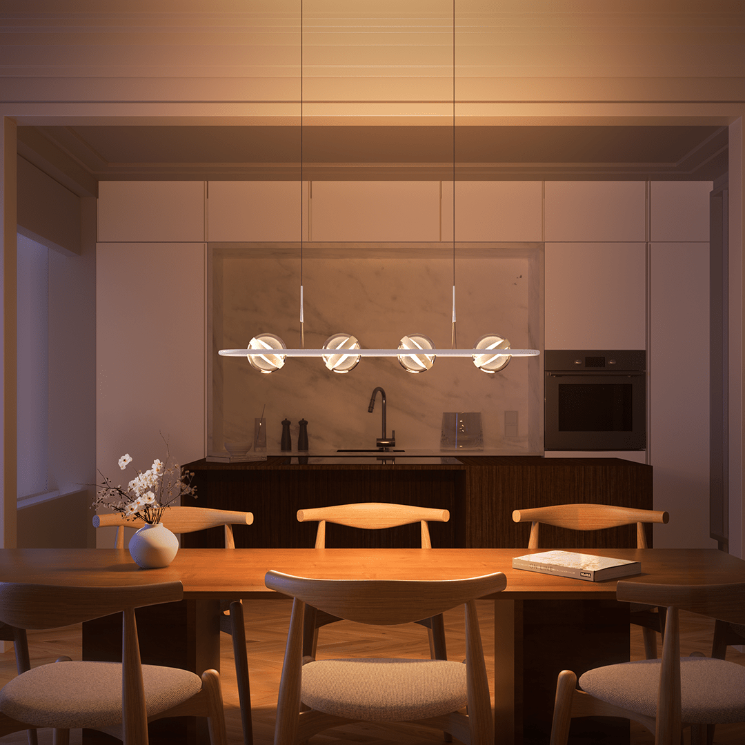 Modern LED Pendant Light Adjustable Hanging Design for Dining Room Kitchen Island
