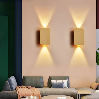 Modern LED Wall Light Minimalist Rectangular Indoor Lamp