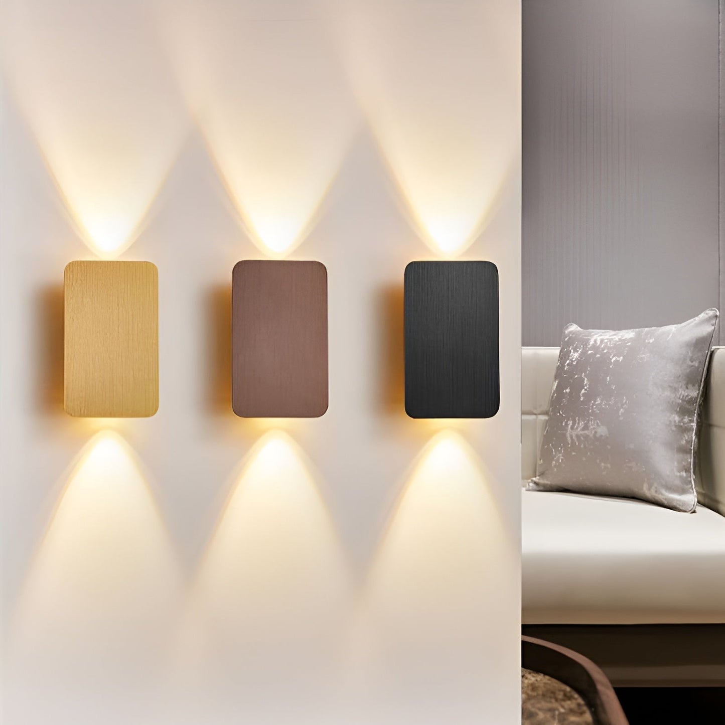 Modern LED Wall Light Minimalist Rectangular Indoor Lamp