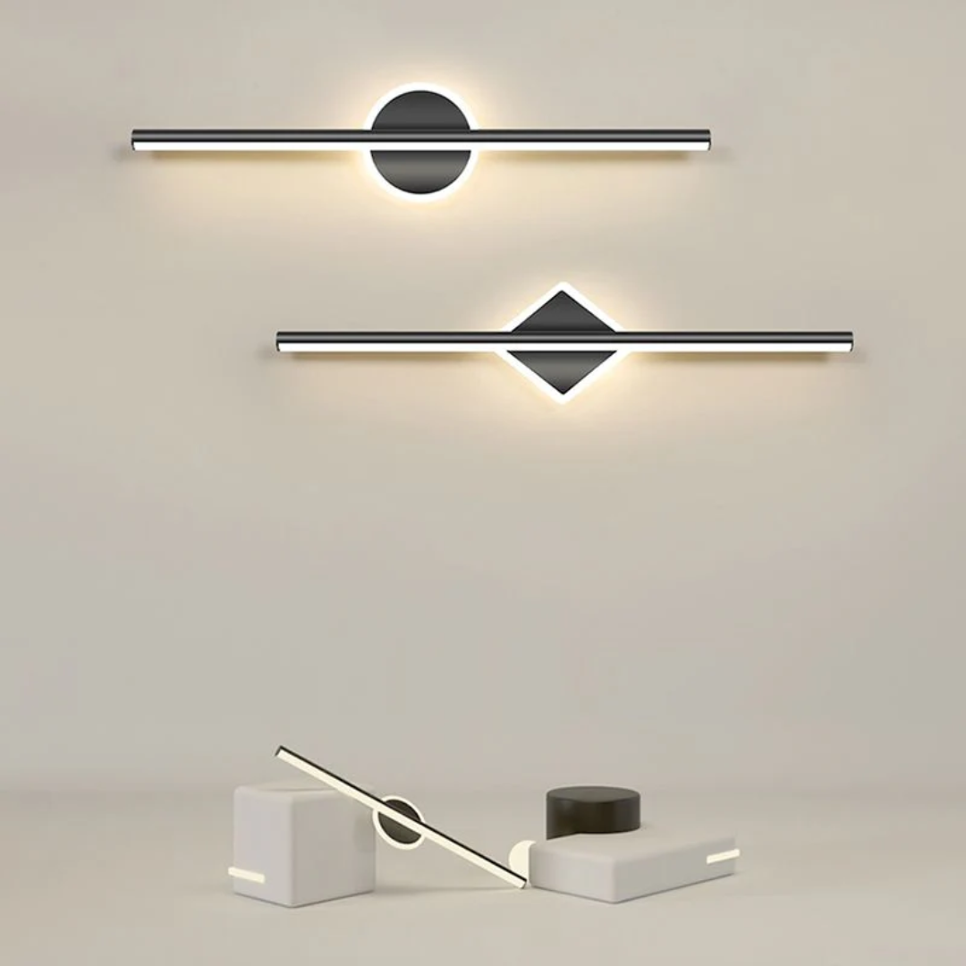 Modern LED Wall Light with Adjustable Color for Living Room, Bedroom & Bathroom
