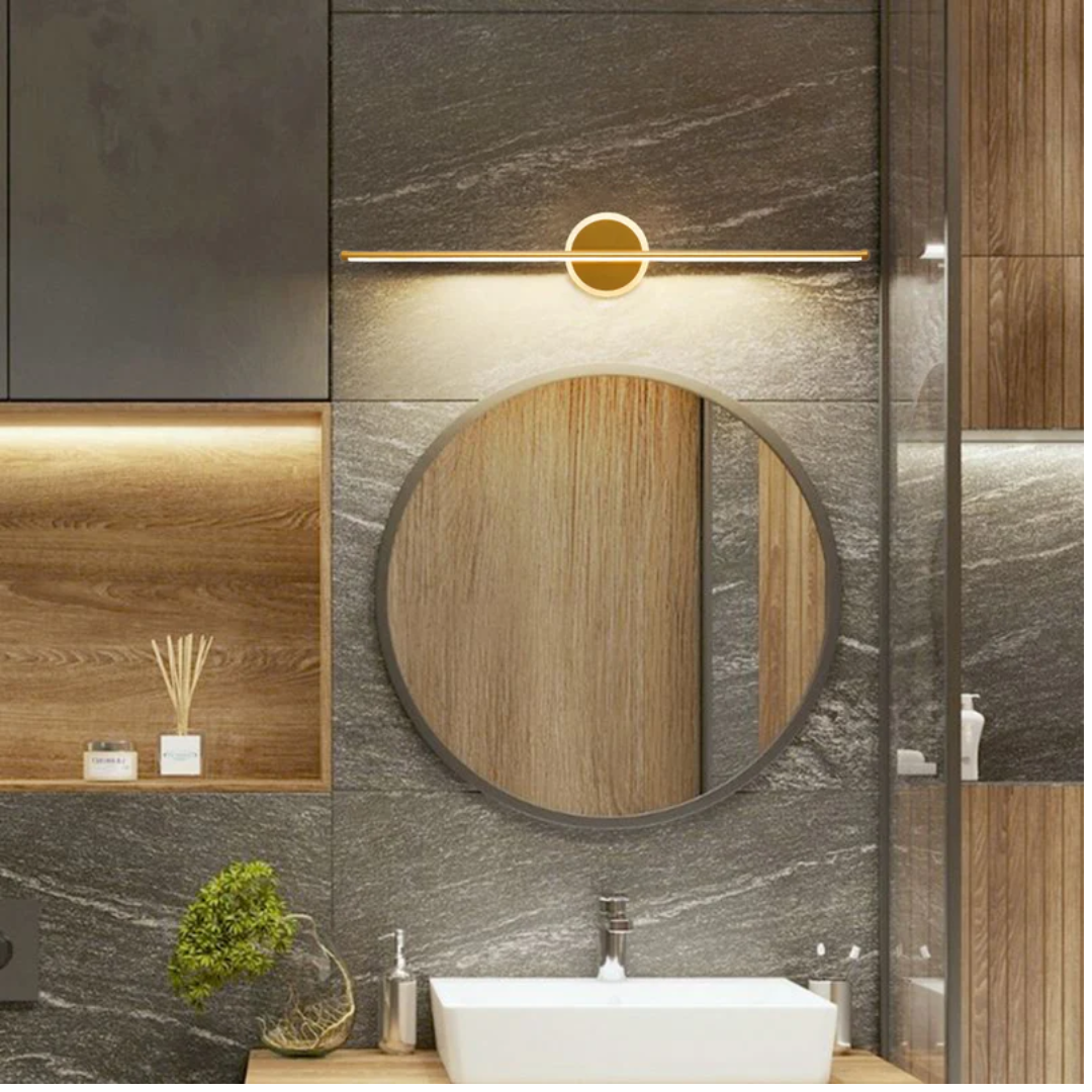 Modern LED Wall Light with Adjustable Color for Living Room, Bedroom & Bathroom