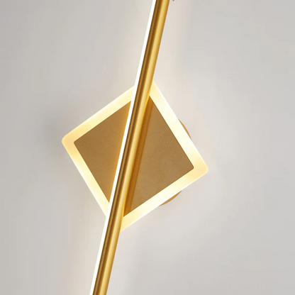 Modern LED Wall Light with Adjustable Color for Living Room, Bedroom & Bathroom