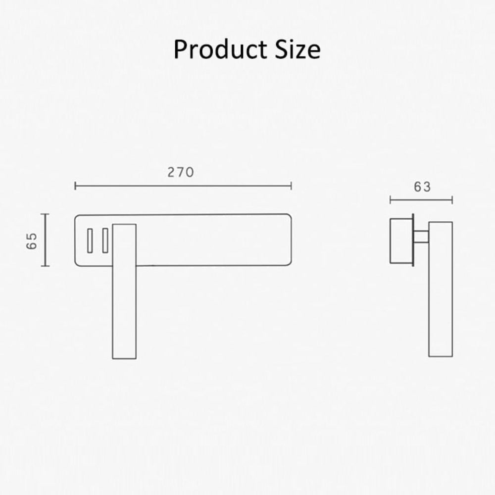 Modern LED Wall Reading Light with Adjustable Swivel Arm