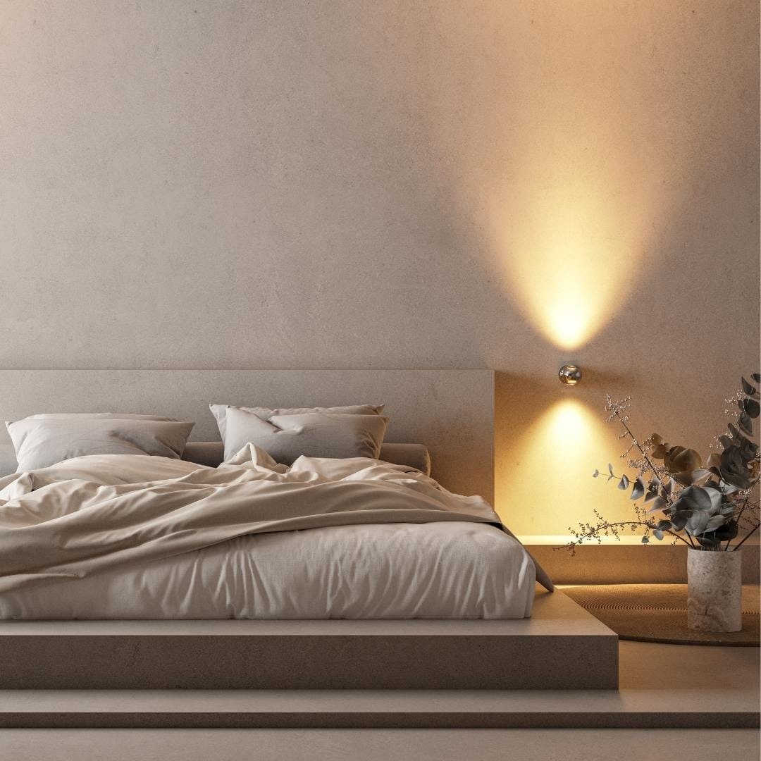 Moderne led-wandlamp met aanraakbediening en dimfunctie, sfeerverlichting voor binnen voor slaapkamer en woonkamer