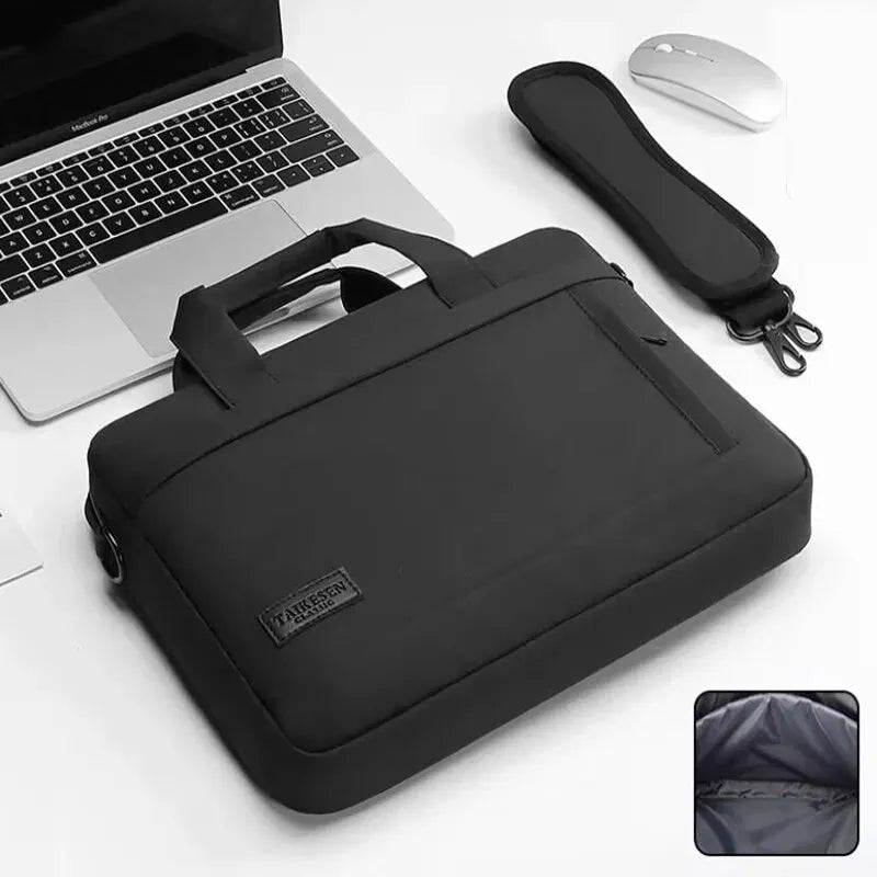 Modern Laptop Messenger Bag Waterproof Business Travel Computer Briefcase