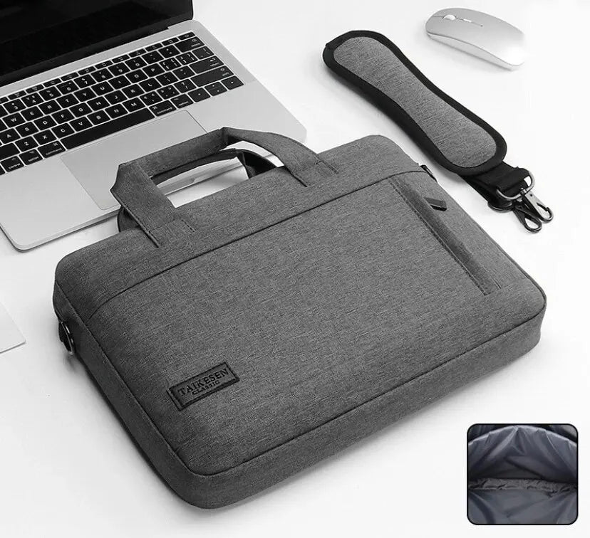 Modern Laptop Messenger Bag Waterproof Business Travel Computer Briefcase