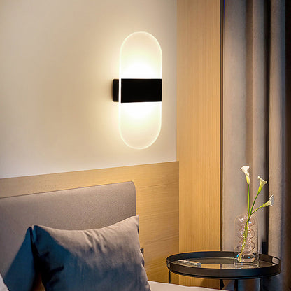 Modern Motion Sensor Wall Light Rechargeable LED Lamp