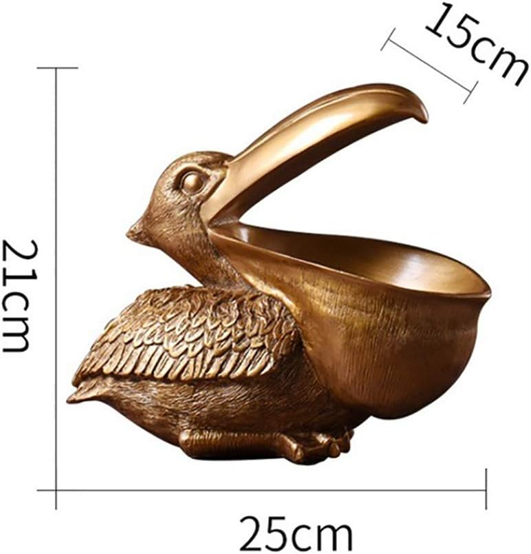 Modern Pelican Storage Tray Decorative Resin Organizer