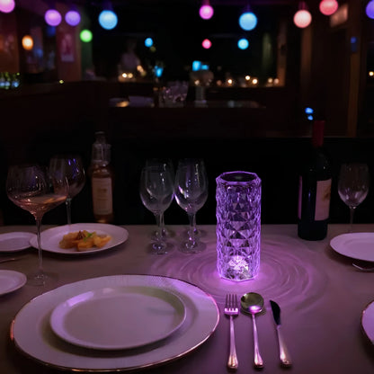 Modern Rechargeable Table Lamp Touch Control 16 Color Dimmable Mood Light