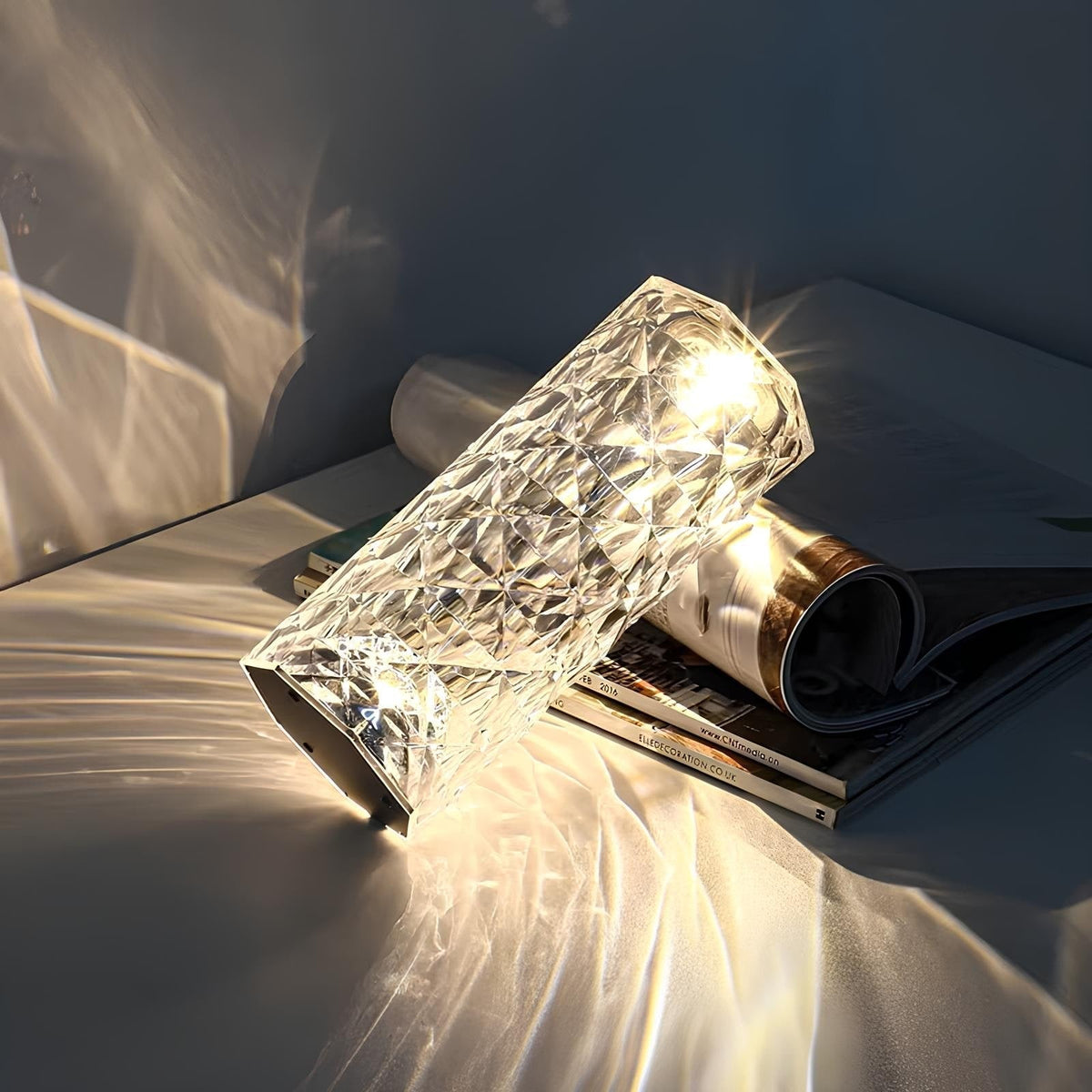 Modern Rechargeable Table Lamp Touch Control 16 Color Dimmable Mood Light