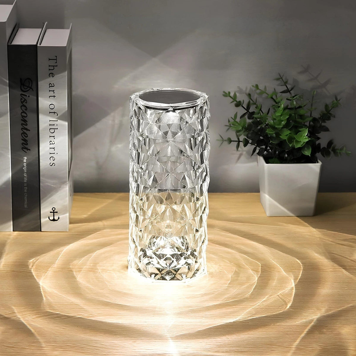 Modern Rechargeable Table Lamp Touch Control 16 Color Dimmable Mood Light