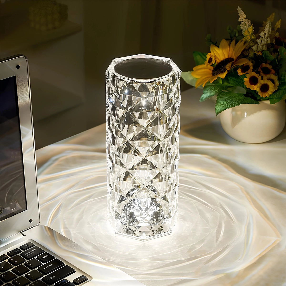 Modern Rechargeable Table Lamp Touch Control 16 Color Dimmable Mood Light