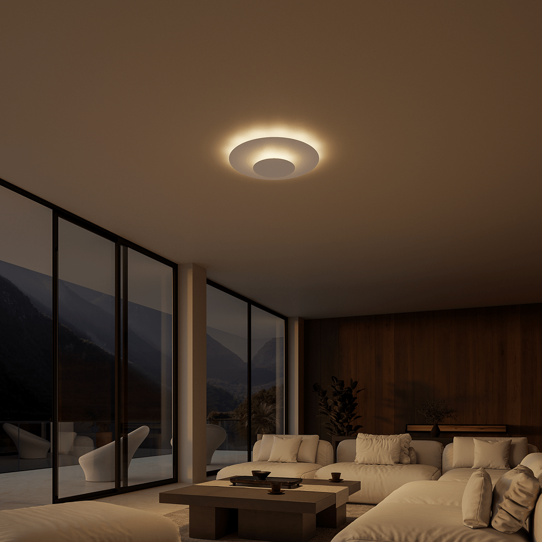 Modern Round Slim LED Flush Mount Ceiling Light for Home and Office