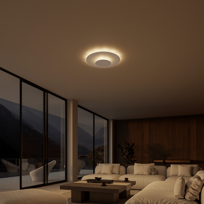 Modern Round Slim LED Flush Mount Ceiling Light for Home and Office