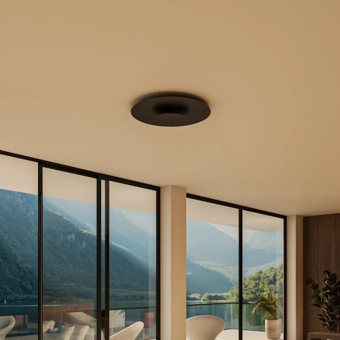 Modern Round Slim LED Flush Mount Ceiling Light for Home and Office