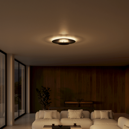 Modern Round Slim LED Flush Mount Ceiling Light for Home and Office