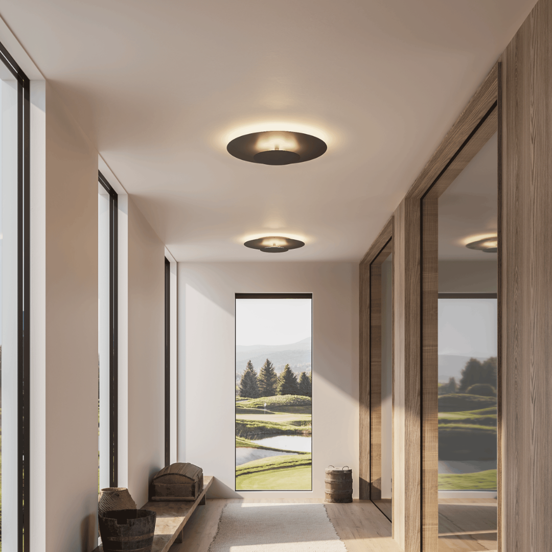 Modern Round Slim LED Flush Mount Ceiling Light for Home and Office