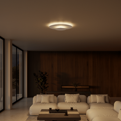 Modern Round Slim LED Flush Mount Ceiling Light for Home and Office