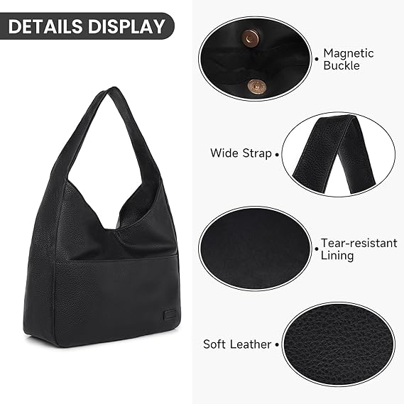 Modern Shoulder Bag with Magnetic Closure and Adjustable Strap for Everyday Use
