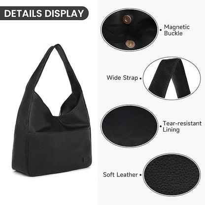 Modern Shoulder Bag with Magnetic Closure and Adjustable Strap for Everyday Use