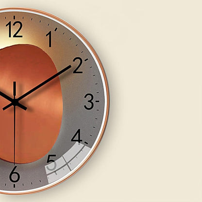 Modern Silent Wall Clock Decorative Analog Home and Office Accent