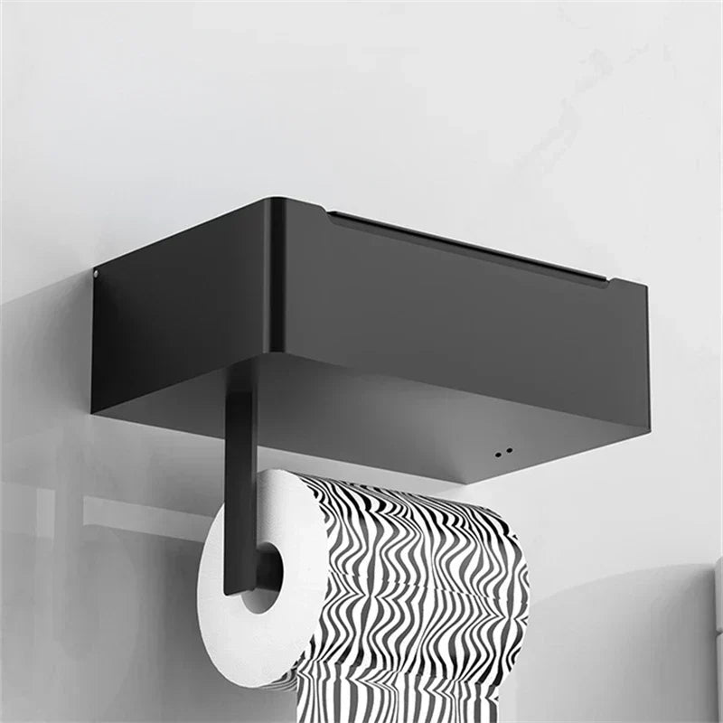 Modern Stainless Steel Toilet Paper Holder Stand
