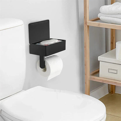Modern Stainless Steel Toilet Paper Holder Stand