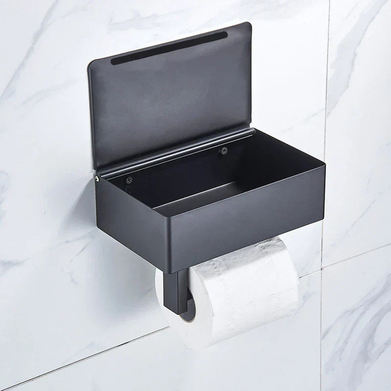 Modern Stainless Steel Toilet Paper Holder Stand