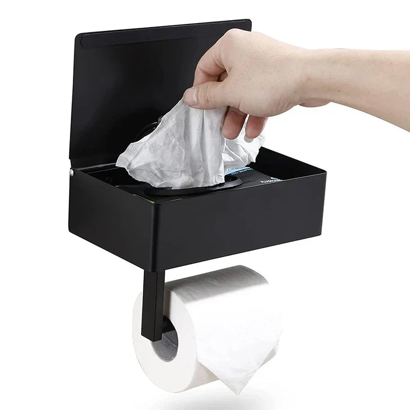 Modern Stainless Steel Toilet Paper Holder Stand