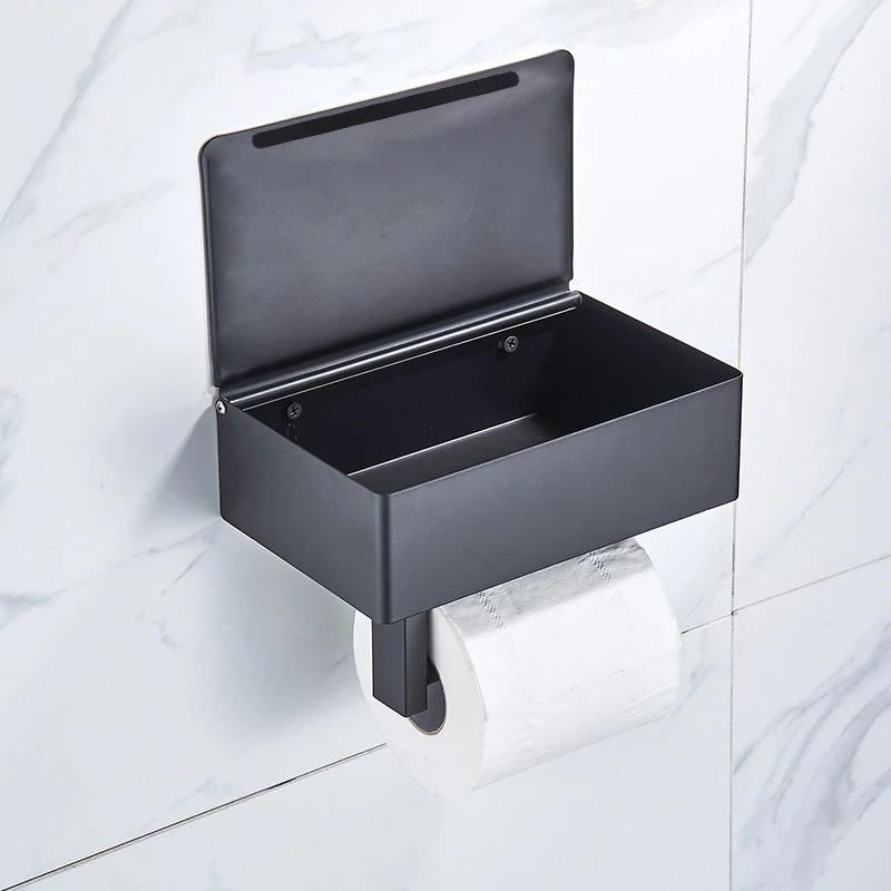 Modern Stainless Steel Toilet Paper Holder Stand