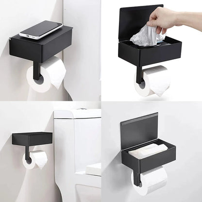 Modern Stainless Steel Toilet Paper Holder Stand