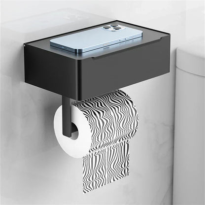 Modern Stainless Steel Toilet Paper Holder Stand