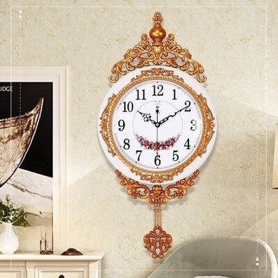 Modern Swing Wall Clock Luxury Decorative Pendulum Clock