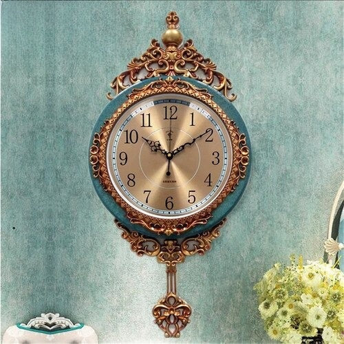 Modern Swing Wall Clock Luxury Decorative Pendulum Clock
