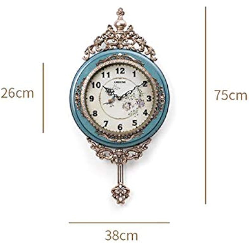 Modern Swing Wall Clock Luxury Decorative Pendulum Clock