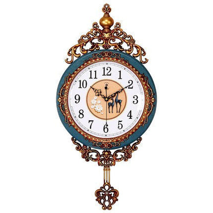 Modern Swing Wall Clock Luxury Decorative Pendulum Clock