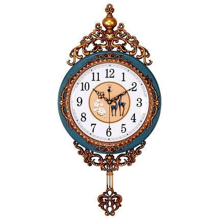 Modern Swing Wall Clock Luxury Decorative Pendulum Clock