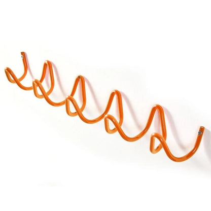 Modern Wave Wall Coat Rack Metal Wall Hooks Decorative Storage Rack