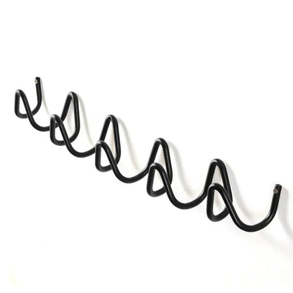 Modern Wave Wall Coat Rack Metal Wall Hooks Decorative Storage Rack