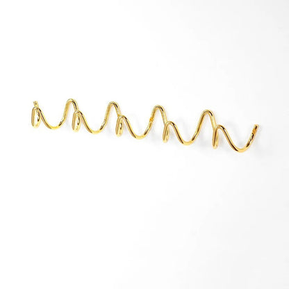 Modern Wave Wall Coat Rack Metal Wall Hooks Decorative Storage Rack