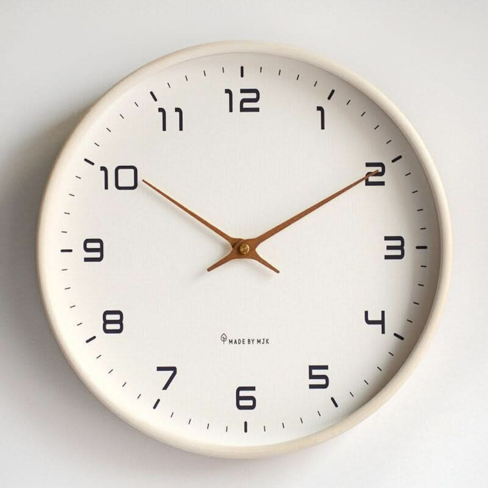 Modern Wooden Wall Clock Minimalist Silent Design for Bedroom Living Room and Office