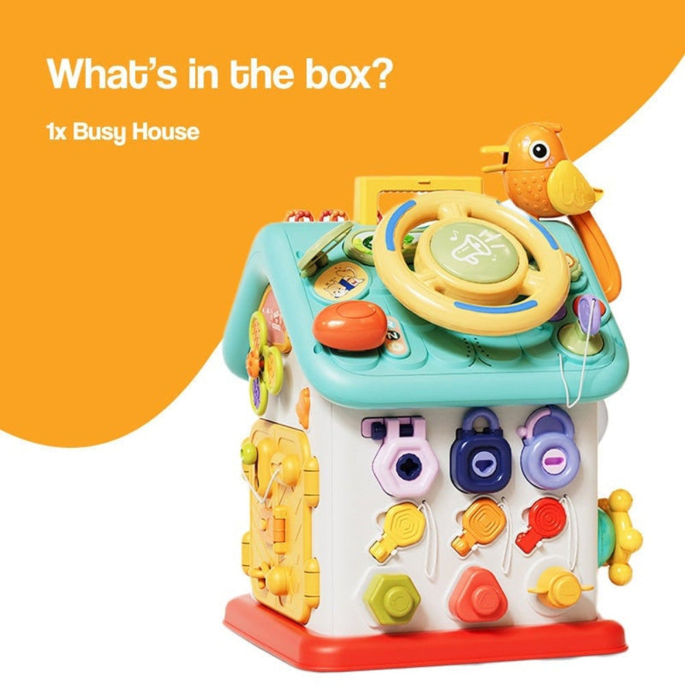 Montessori Busy House Activity Toy for Toddlers
