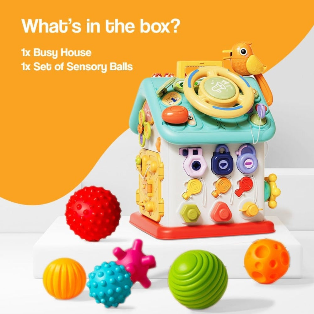 Montessori Busy House Activity Toy for Toddlers