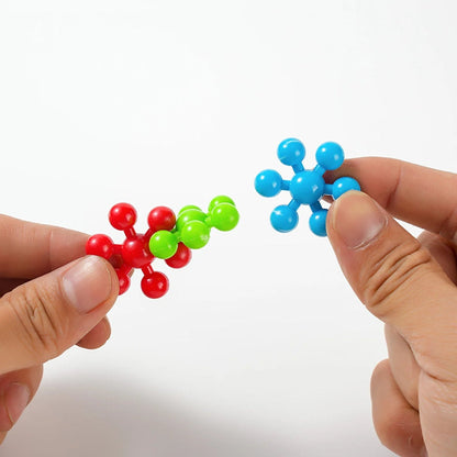 Montessori Interlocking Building Blocks Set for Creative Learning and STEM Play