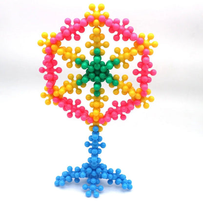 Montessori Interlocking Building Blocks Set for Creative Learning and STEM Play
